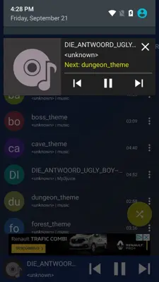 MP3 Music Player android App screenshot 4